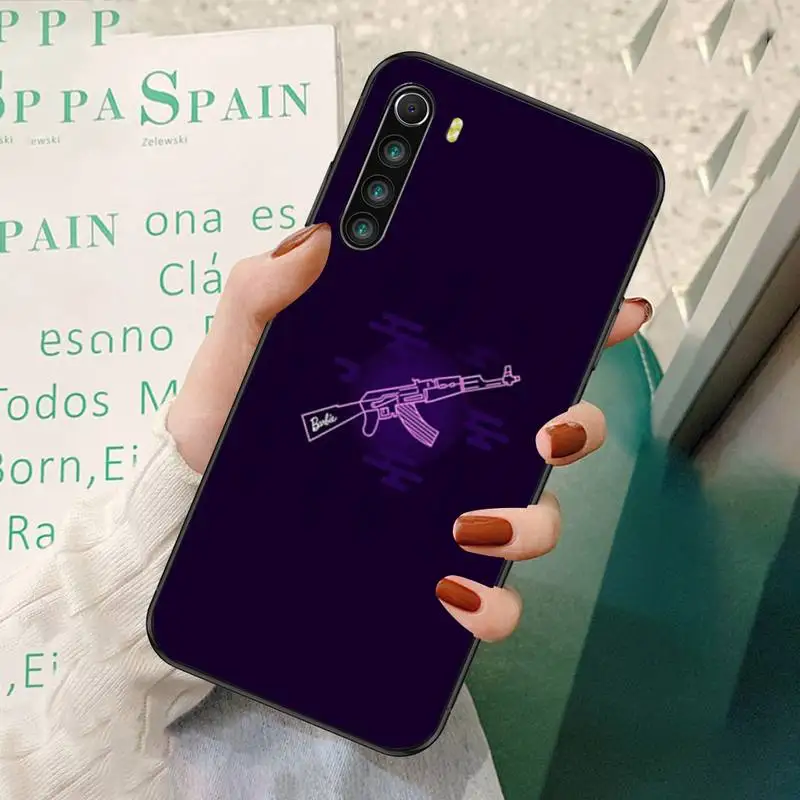 

Shooting So Cool Gun Black Soft Phone Cases For Redmi 7 8 9 A K20 30 Pro Note 8 9 Pro 9s