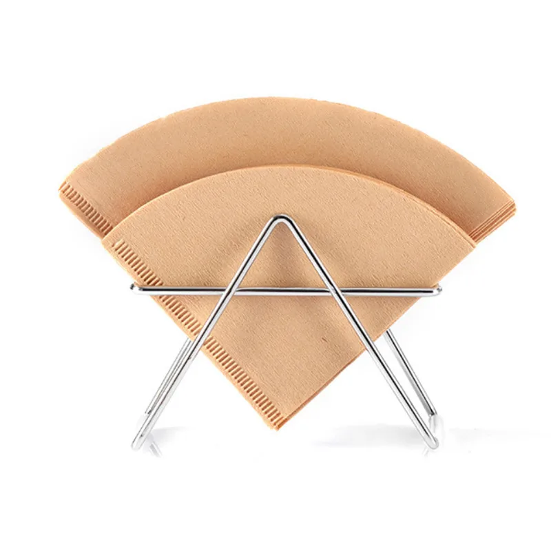 Современный Креативный бамбуковый держатель для кофейного фильтра V60 ручной