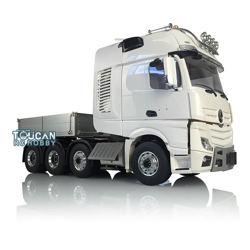 

Remote Control Toy 8x8 LESU Metal Chassis Hercules Cabin Bucket for DIY 1/14 Benz Actros RC Tractor Truck Model THZH0732-SMT3