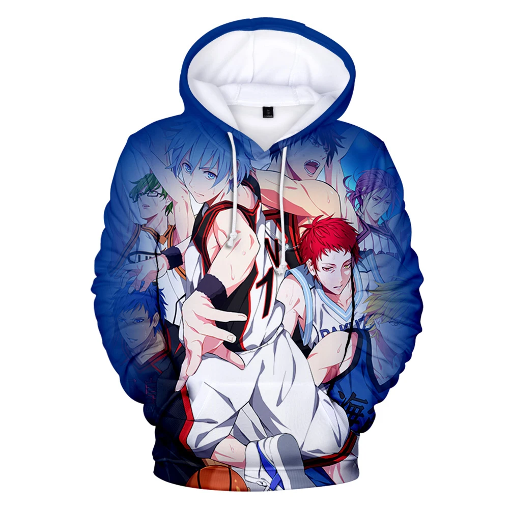 Креативная 3D Толстовка для мужчин и женщин баскетбольная Kuroko спортивный костюм
