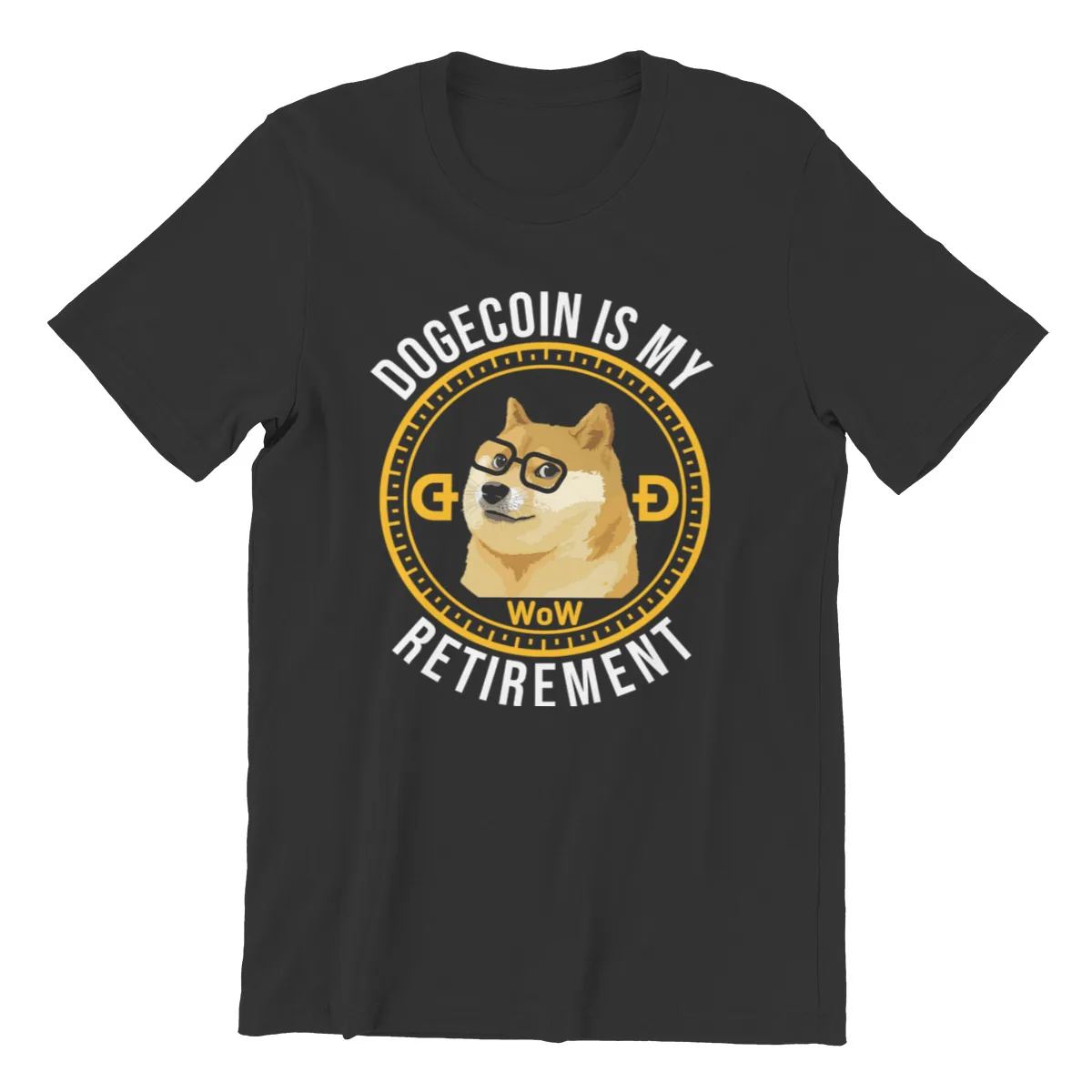 

Dogecoin Is My Retirement Couples Oversized 100% Casual loose Cotton 2021 Unisex Men Clothing 145071