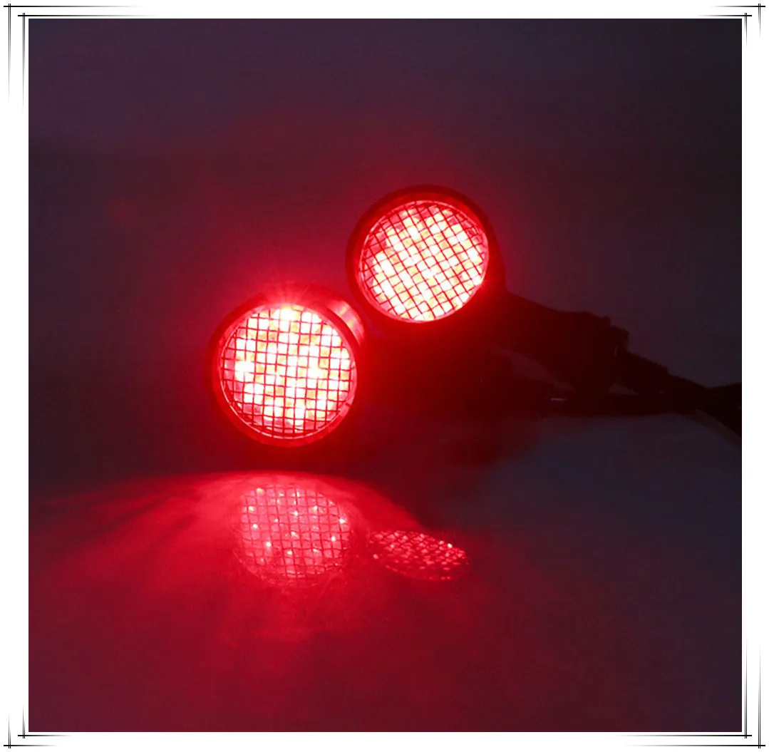 1 пара алюминиевых светодиодных сигналов поворота для мотоцикла Harley Chopper Bobber Yamaha