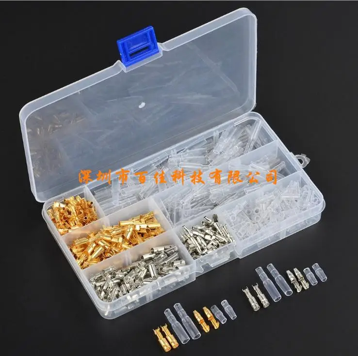 400 шт. коробка 4 0 цилиндрическая заглушка/гнездо оболочки 6 в 1 штекер гнездовой