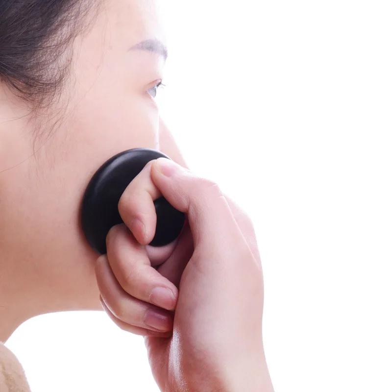 Натуральный камень ролик для лица устройство массажа лифтинга грибов шеи тела