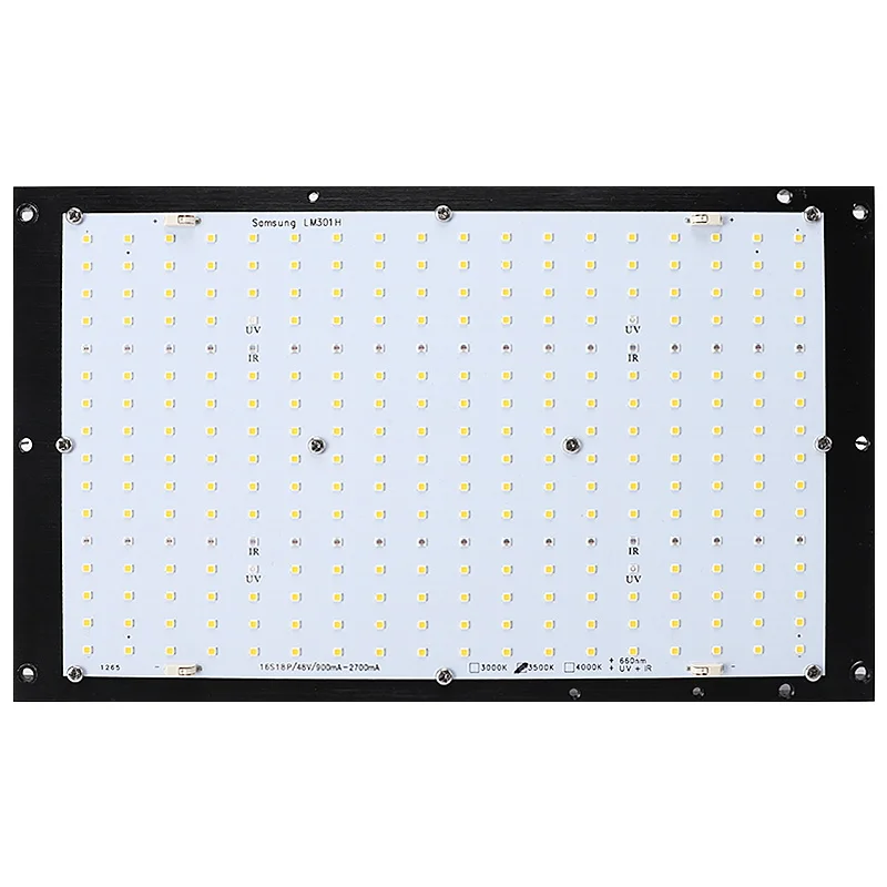 

120w Samsung V3 QB288 quantum led lamp boards lm301h 3000K 3500K 660nm uv ir with 326mm heat sink diy plant grow light