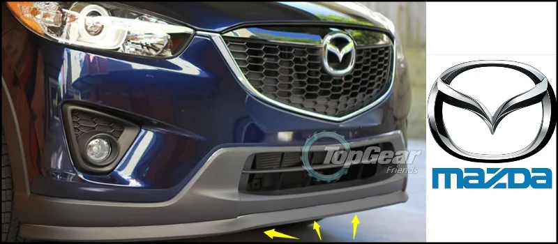 Передний спойлер Akari для Mazda CX3 CX 3 бампер TOPGEAR Friends тюнинг автомобиля комплект