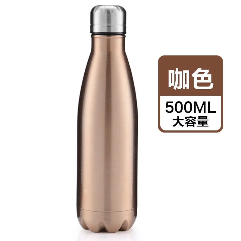 

500ml Double-Wall Insulated Vacuum Flask Stainless Steel Water Bottle BPA Free Thermos for Sport Water Bottles