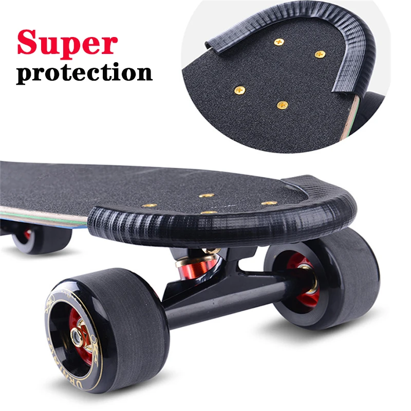 

2pcs/set Skateboard Deck Guards Protector Universal Double Rocker Board Longboard Edge Nose Tail Bump Protection Bumper Cover