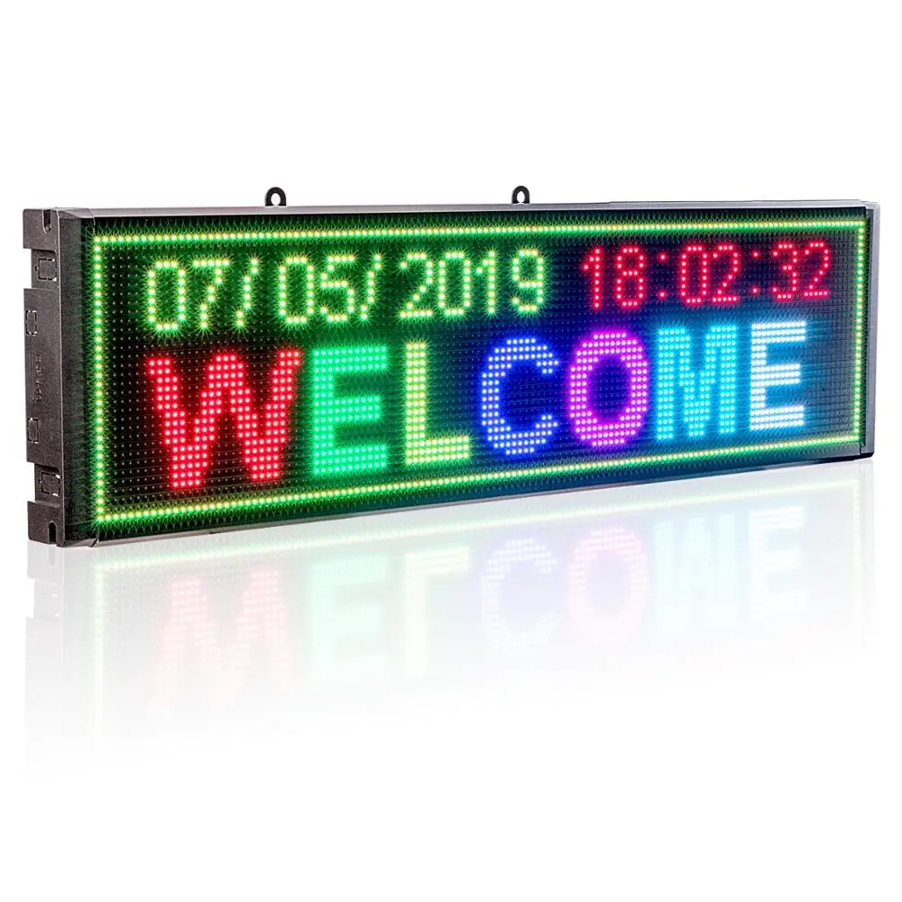 UNTCENT P5 110-220 В WiFi приложение Smd RGB полноцветный модуль светодиодные вывески для помещений shopwindow программируемый экран с прокручивающимся сообщением
