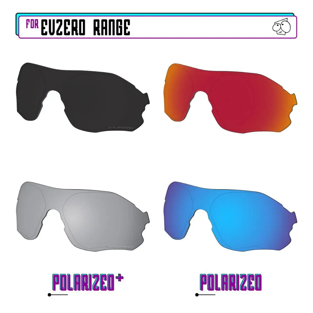 

Поляризованные Сменные линзы EZReplace для солнцезащитных очков Oakley EVZero-BkSrP Plus-RedBlueP