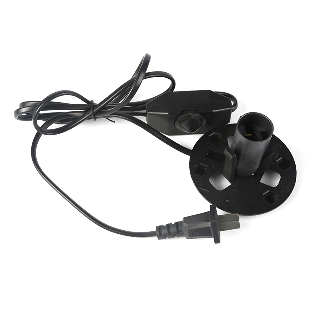 E12 Base Assembly Replacement Adapter Socket Practical With Dimmer Switch Salt Lamp Cable PVC Rotary Knob Electric Power Home |
