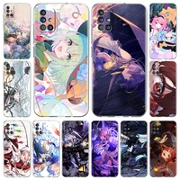 anime touhou project girl phone case for samsung galaxy a51 a71 a21s a12 a11 a31 a41 a52 a32 5g a72 a01 a50 a70 soft clear cover