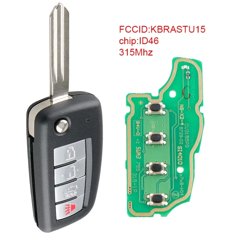 Пульт дистанционного управления для автомобиля 315 МГц 4 кнопки Модернизированный