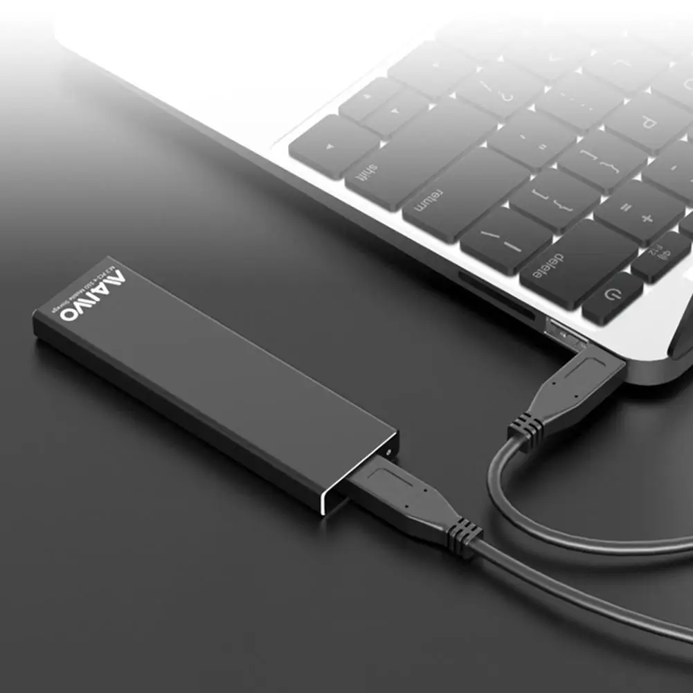 

MAIWO K1688P M.2 NVMe SSD Adapter Type-C Solid State Drive Enclosure for Desktop Transmission Speed10 Gbps Weight 80g