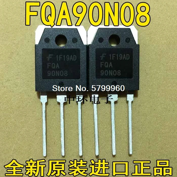 10pcs/lot FQA90N08 90N08 TO-247 90A80V transistor | Электронные компоненты и принадлежности