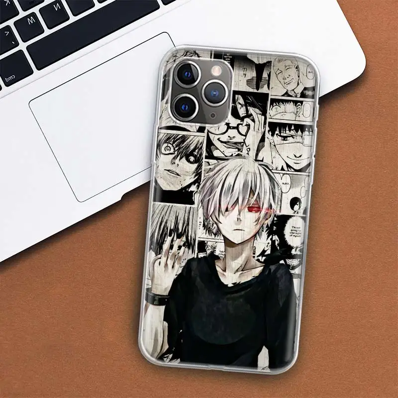 Аниме Токийский Гуль для iPhone 11 13 Pro Max 12 Mini Phone Case X XS XR 6 6S 8 7 Plus SE Apple 5 5S Fundas Cover Coque Capa |