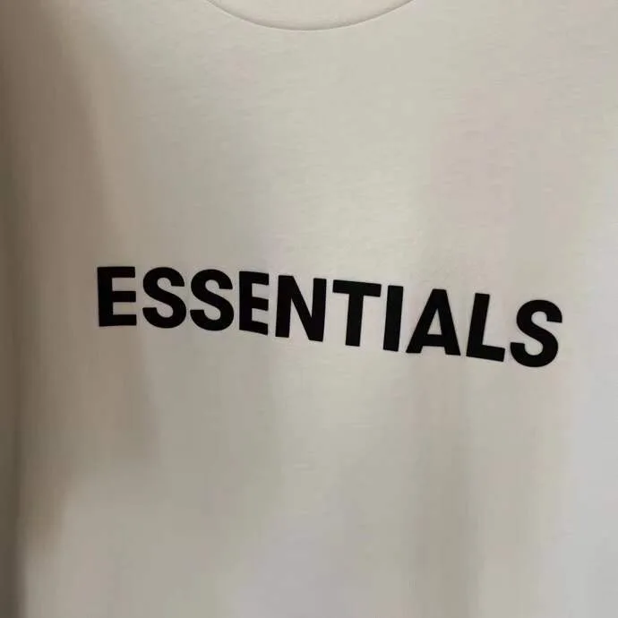 

21SS NEW Oversize FOG Essentials T-Shirt Men Women Top Quality Summer Style Tee Justin Bieber Cotton Hip-Hop Essentials T shirt