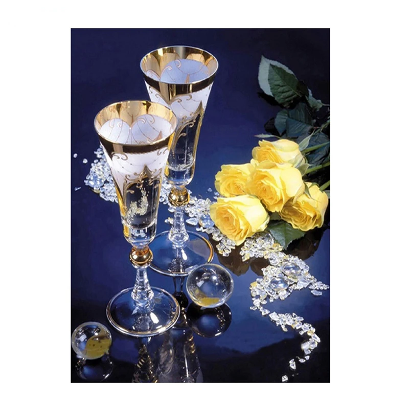 

5D DIY шампанское роза Алмазная вышивка полная круглая/квадратная Алмазная Картина Вышивка крестом Алмазная мозаика наборы домашний Декор по...