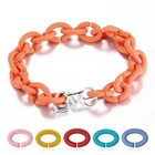 Браслеты с шармами, бусины, 10 цветов, жесткие резиновые браслеты, парные мужские бусины в стиле X, бижутерия, Европейский подарок