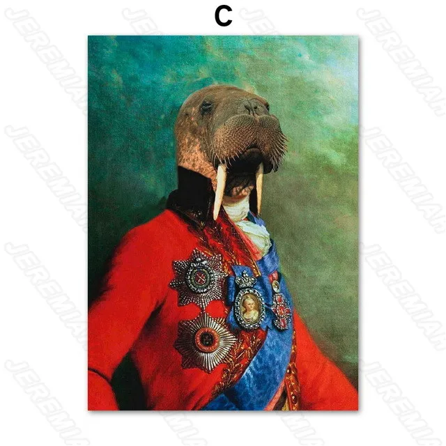 

Funny Alpaca Owl Animal Poster Nordic Style Wall Waterproof Ink Canvas Print Painting Modern Living Room Decoration