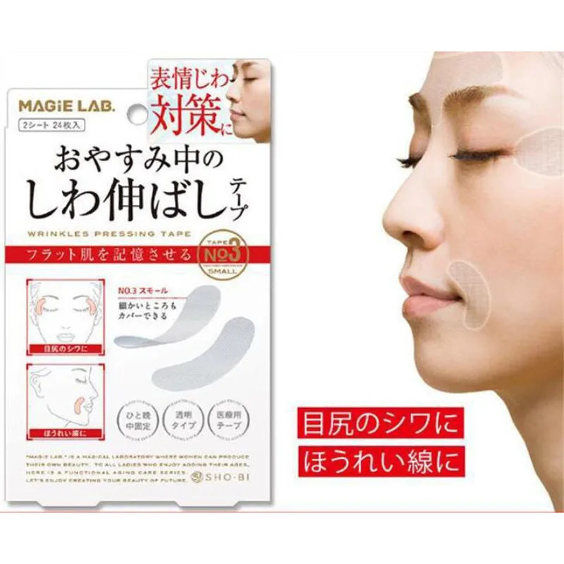 

12/27/24 Pcs Facial Tape Anti Wrinkle Pads Sagging Skin Care Lift Up Tape V-Shaped Face Lines Makeup Wrinkle Removal Tool