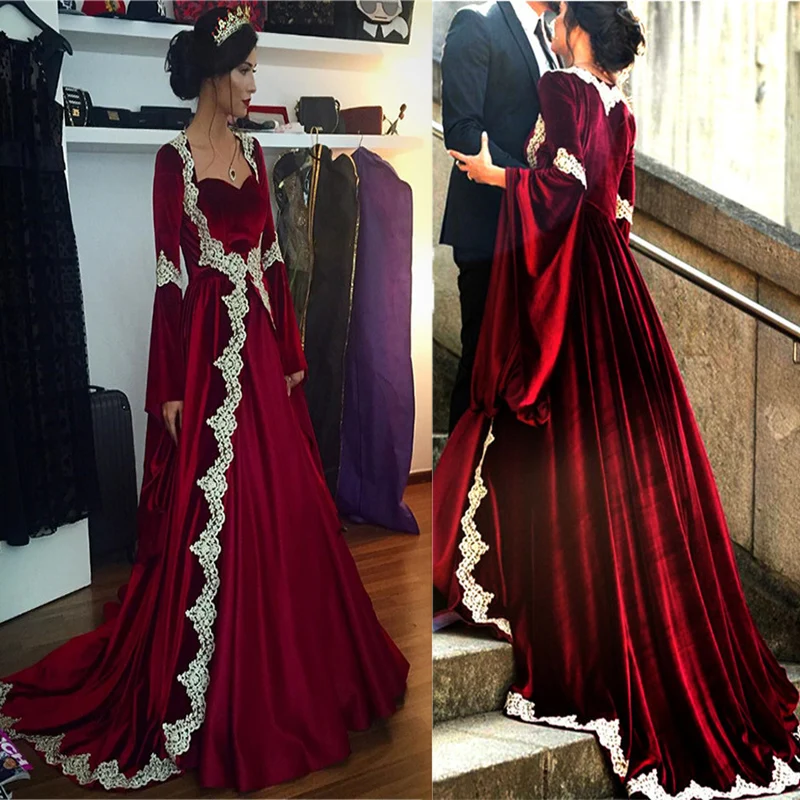 Платье для косплея средневекового возрождения платье Виктория дворец принцессы