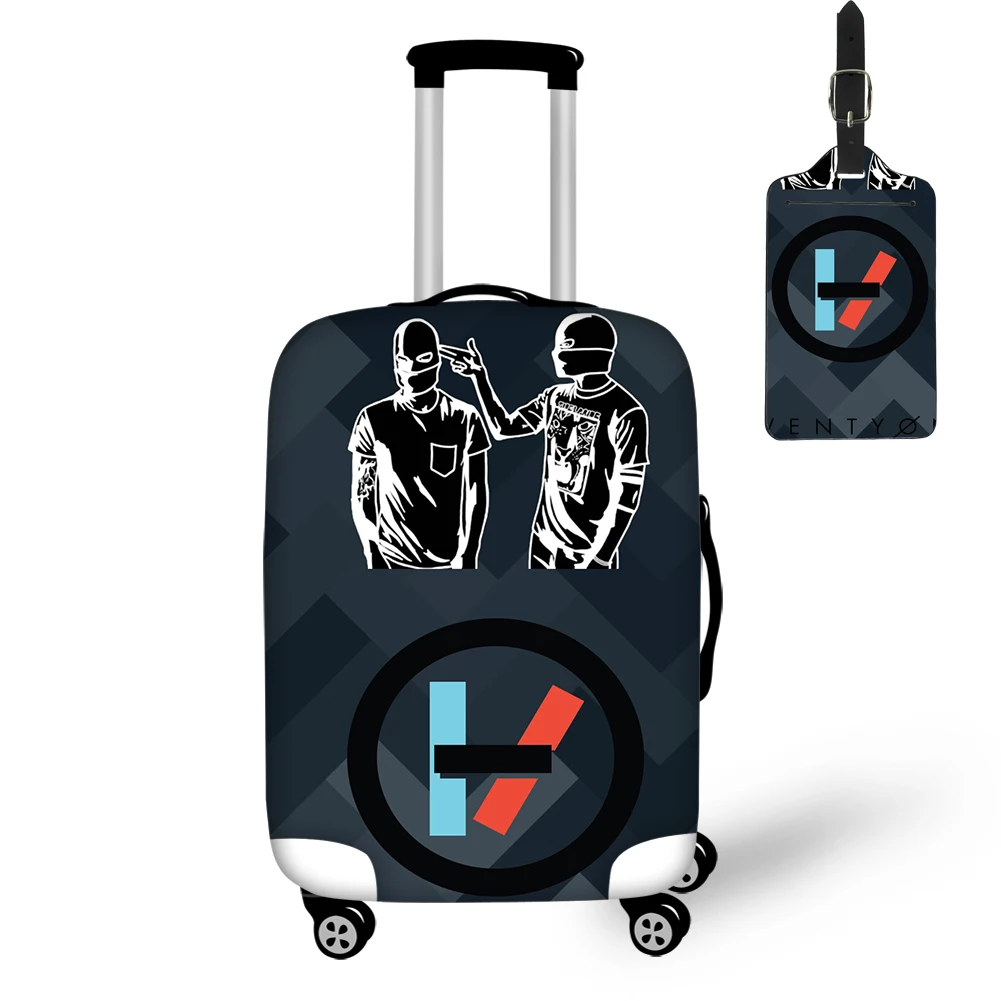 Стильный Дорожный Чехол для багажа THIKIN Twenty One Pilots 2019 с рисунком биркой удобный