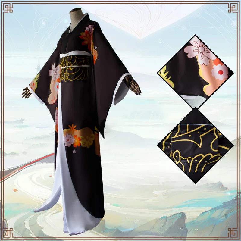 Женский костюм кимоно из аниме рассекающий демонов| |