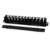 retail 1u 12 speed server cable management rack 19inch network rack trunking duct panel network cable organizer