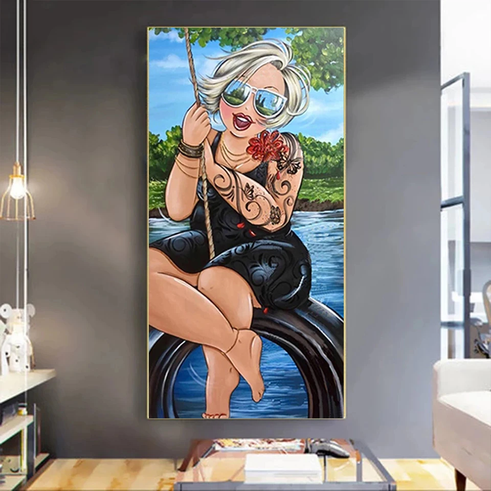 Алмазная 5D картина сделай сам для отпуска полная леди стразы мозаика вышивка