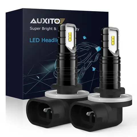 2pcs H27W/2 881 Lampadini LED FOG LUMI PER AUTO LAMPAGGIO LED LAMPAGGIO LIMI ALTO AUTO AUTOLE AUTO SOLIDSE 6000K H27W H27 LED 12V DRL