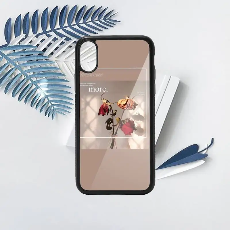 

blooming flowers Great art aesthetics luxury trend Phone Case capa PC for iPhone 11 12 pro XS MAX 8 7 6 6S Plus X 5S SE 2020 XR