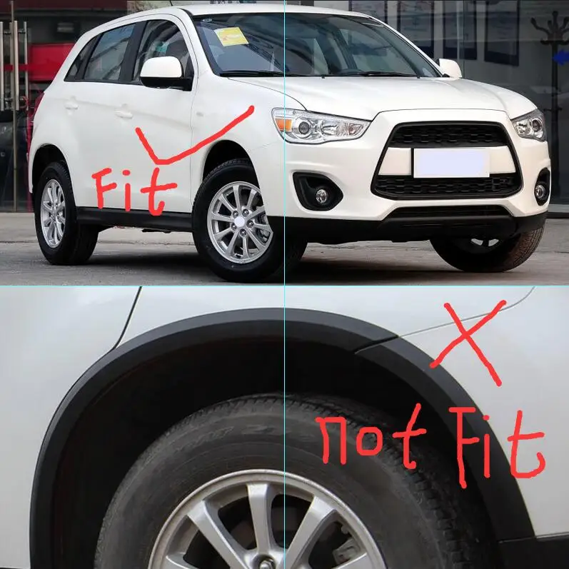 Для Mitsubishi ASX 2013 2015 Outlander Sport/RVR 2014 набор автомобилей Брызговики крыло