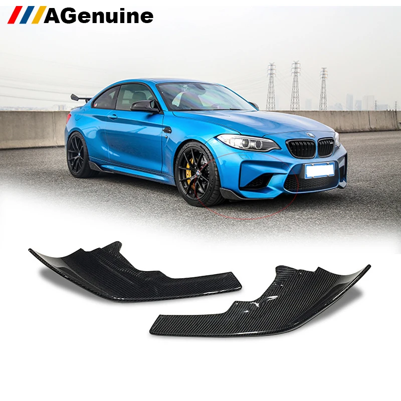 Передник для переднего бампера из углеродного волокна разделители BMW M2