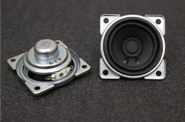 2 шт. дюймовый ультра тонкий Полнодиапазонный динамик/Неодимовый магнит бумажная