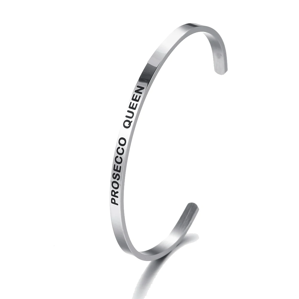 Ювелирные изделия из нержавеющей стали парный браслет для женщин я могу и будем