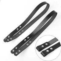 2 pcs bag belt detachable pu leather handle snap button handle shoulder bag diy replacement accessories for lady handbag strap