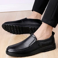 2022 new men loafers shoes genuine leather casual classic brown or black flats shoe man formal waterproof driving shoes for male
