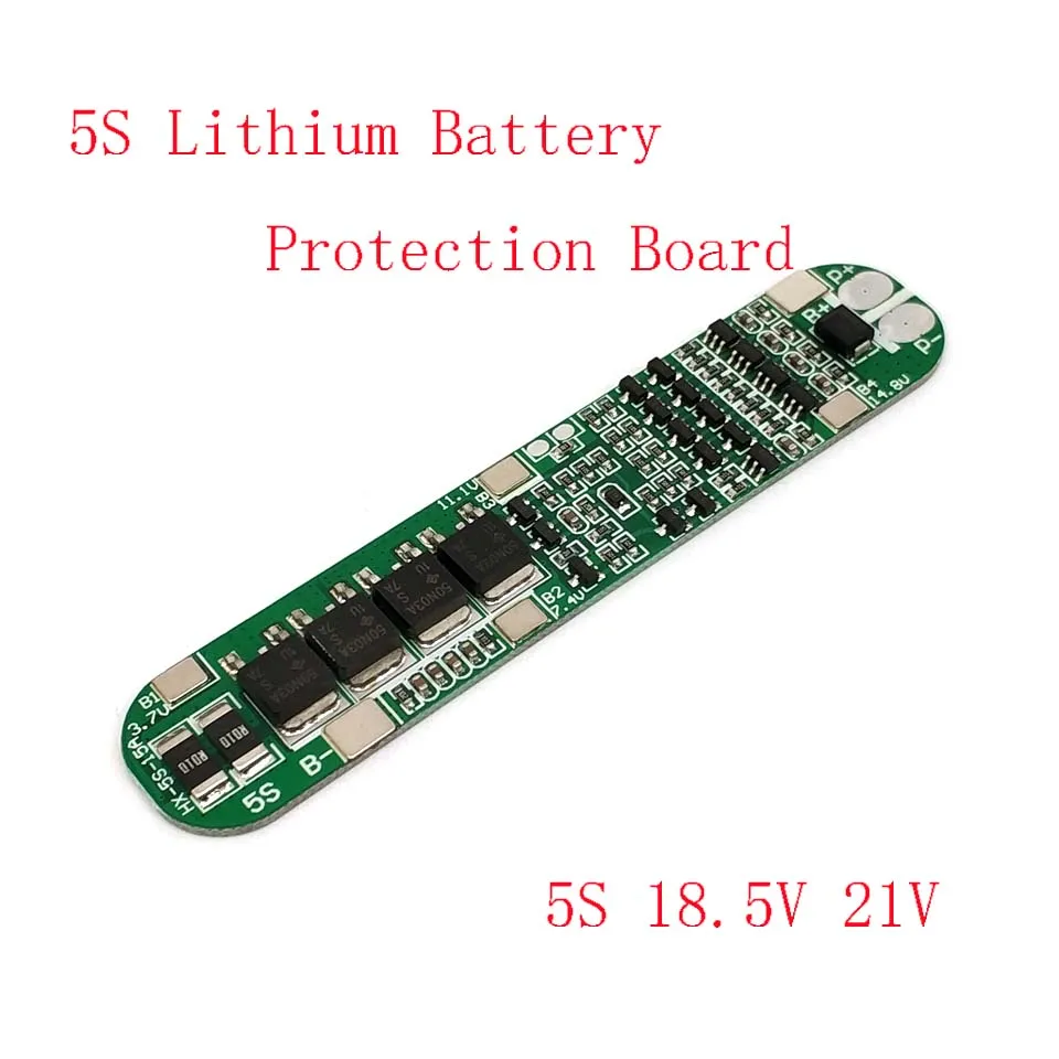 5S 15A литий-ионная батарея 18650 зарядное устройство PCB BMS 18,5 V Плата защиты клеток Интегральные схемы