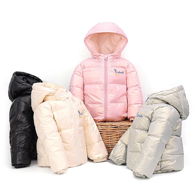 

Children White Duck Down Winter Teenagers Baby Boys Girls Cotton-padded Parka & Coats Thicken Warm Jacket Toddler Kids Outerwear
