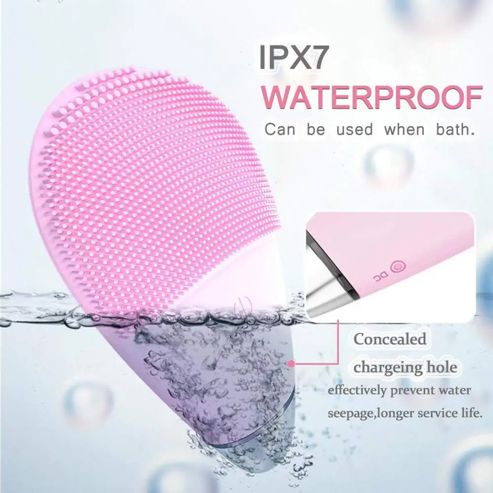 Прямая поставка ссылка для лица спа щетка электрическая водонепроницаемая Соник