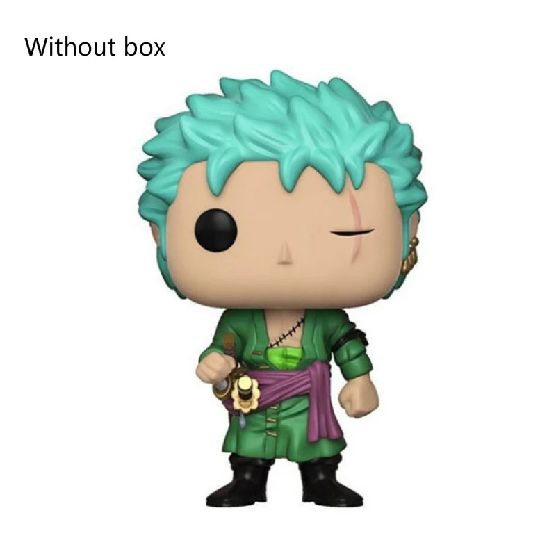Funko Pop ONE PIECE ZORO обезьяна Д. Луффи нами франки Фильм Винил экшн и игрушки Фигурки Коллекционная модель игрушки для детей - Цвет: 327 nobox