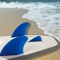 surf single tabsdouble tabs fin set keel fin with knubster centre kneel fin surfing grayblue color surfboard fin
