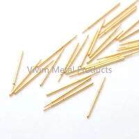 pa038 f new durable metal test pin test needle ferrule seat spring detection safety probe needle sleeve length 12 mm100 bag