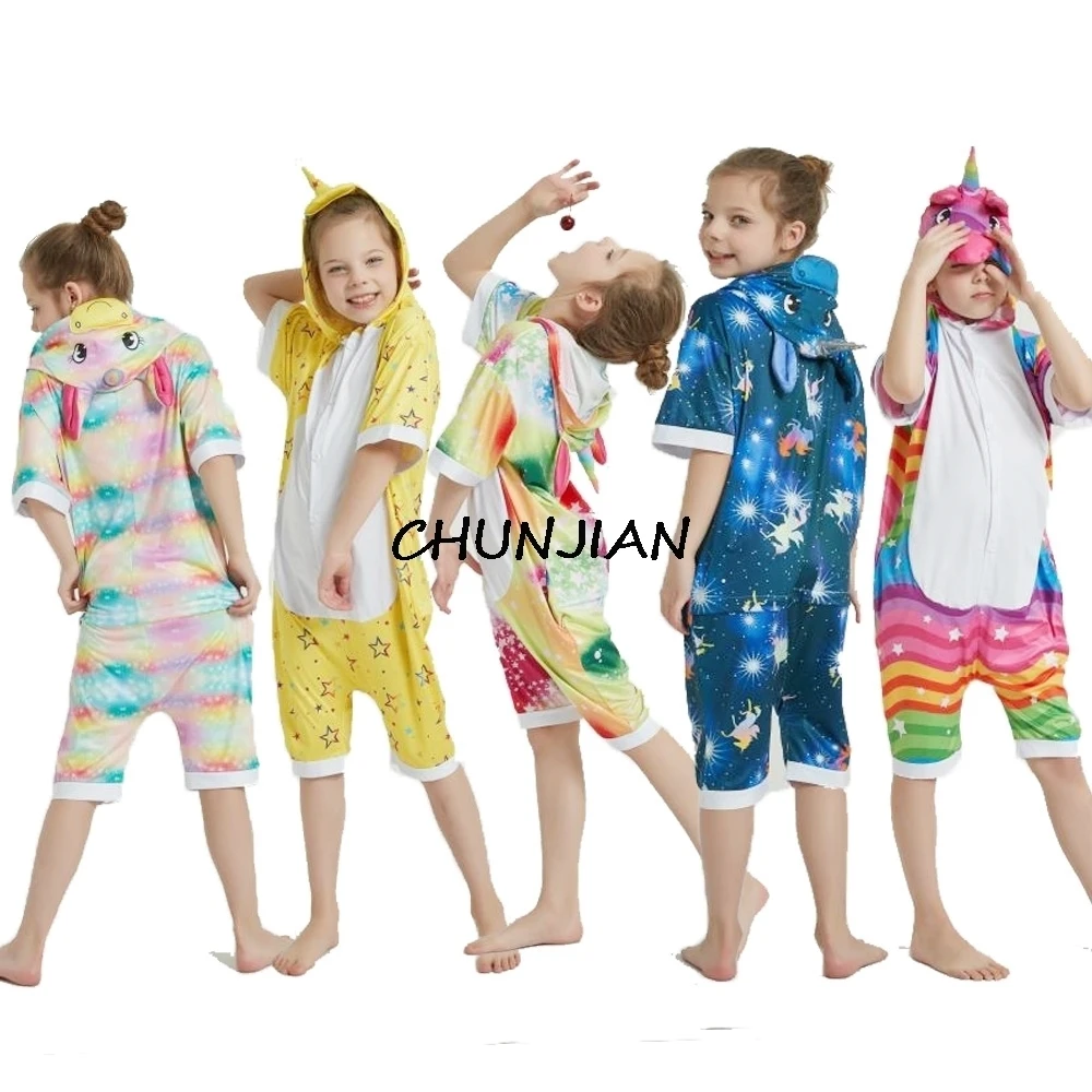 Кигуруми пижамы для мамы и детей комбинезон милая цельная Пижама пижама с