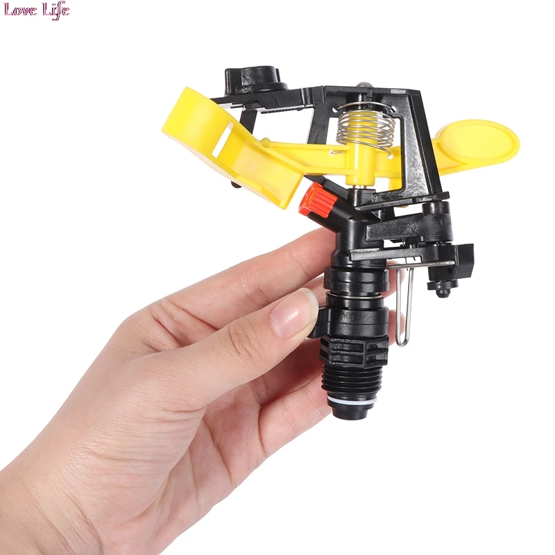 

1 Pc Double outlet Rocker nozzle 360 degrees rotary jet nozzle Agricultural