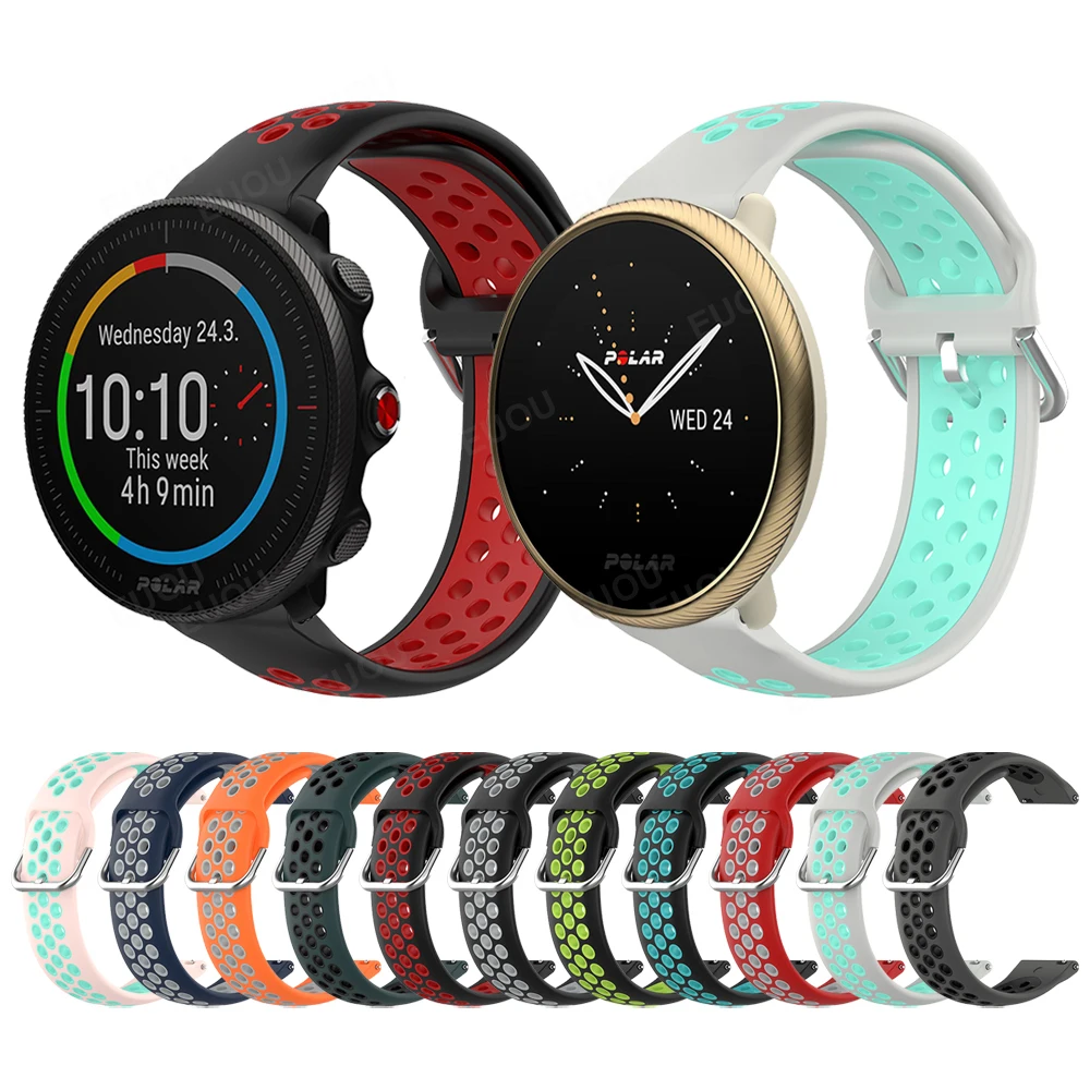 

Спортивный силиконовый ремешок для POLAR VANTAGE M2 M / GRIT X, браслет для POLAR IGNITE 2/UNITE, ремешок для часов, ремешок для часов