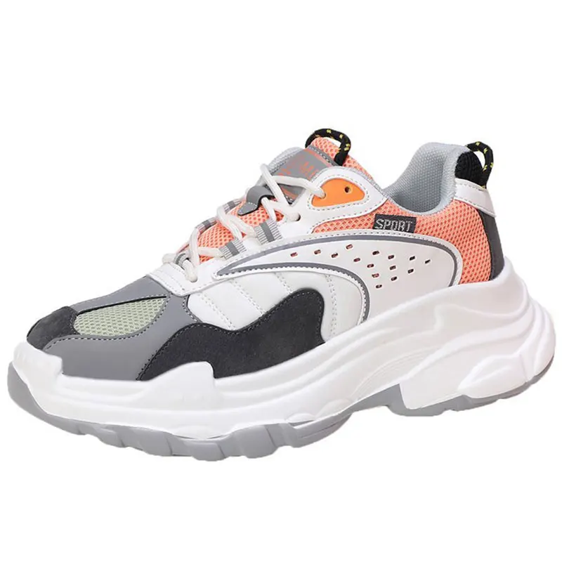

Brand Design Women Sneakers Fashion Thick Bottom Casual Shoes Woman Walking Shoes Female