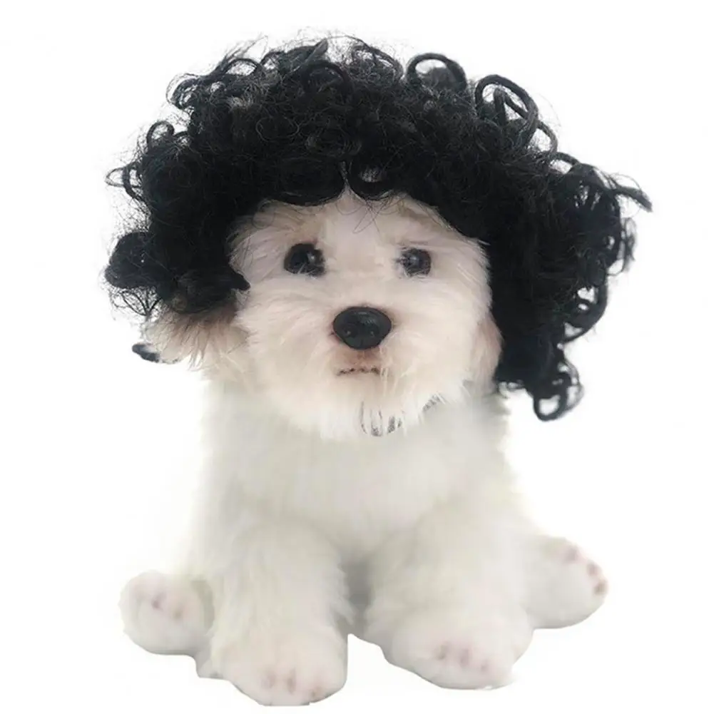 Яркие милые декоративные волосы мягкие товары для домашних животных парик из