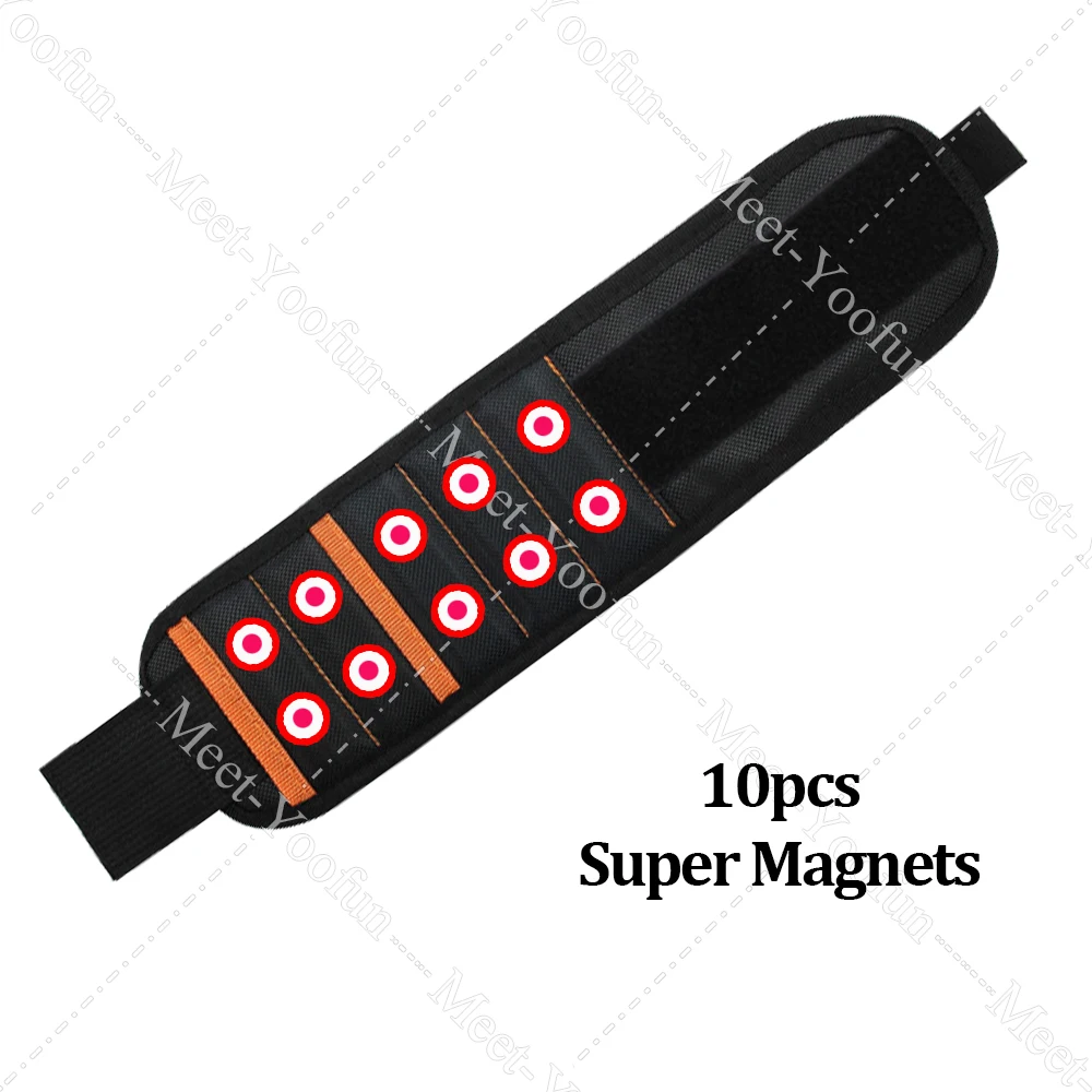Магнитный браслет Прочный магниты группа сумка для хранения инструментов
